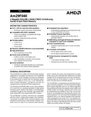 AM29F040-90EC Datenblatt PDF