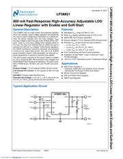 LP38851S-ADJ/NOPB 数据规格书 1