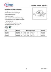 BDP948H6327XTSA1 Datenblatt PDF