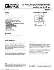 AD8476ARMZ-RL datasheet.datasheet_page 1