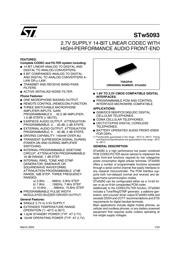 STW5093CYLT datasheet.datasheet_page 1