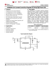 LM3402HVMM/NOPB Datenblatt PDF
