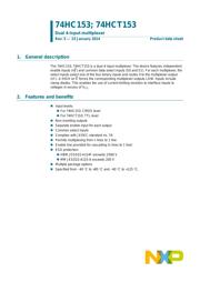 74HC153 datasheet.datasheet_page 1