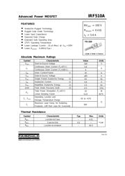 IRF510A datasheet.datasheet_page 1