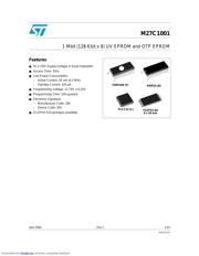 M27C1001-12F1 Datenblatt PDF