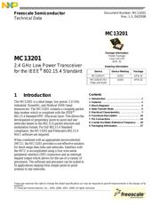 MC13201FCR2 数据规格书 4