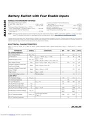 MAX14525 数据规格书 2