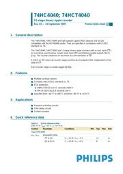 74HC4040PW,118 Datenblatt PDF