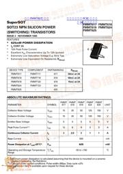 FMMT617 Datenblatt PDF