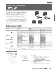 D2SW-01L3TS 数据规格书 1