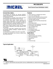 MIC2076-1YM TR 数据规格书 1