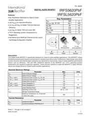 IRFS4620PBF 数据规格书 1