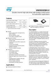 VND5E025BKTR-E datasheet.datasheet_page 1