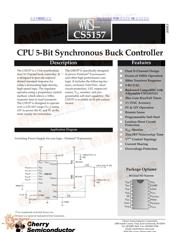 CS5157 datasheet.datasheet_page 1