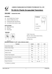2SA1952 数据规格书 1