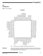 ATMEGA64-16AUR 数据规格书 2