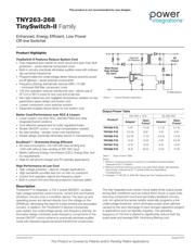 TNY264PG Datenblatt PDF