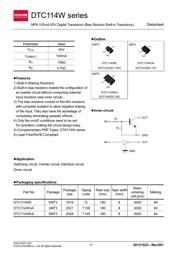 DTC114WETL datasheet.datasheet_page 1