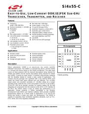 SI4455-C2A-GM Datenblatt PDF