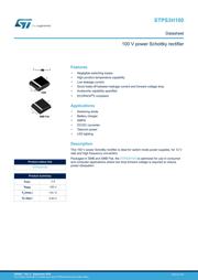 STPS3H100UFN datasheet.datasheet_page 1