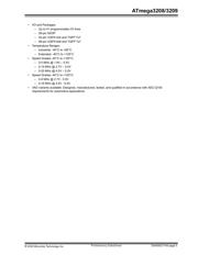 ATMEGA3208-XF 数据规格书 5