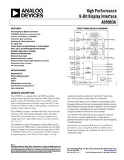 AD9983A/PCBZ datasheet.datasheet_page 1