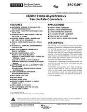 SRC4190IDBR datasheet.datasheet_page 1