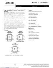 EL7222 datasheet.datasheet_page 1