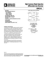 SSM2141SZ-REEL Datenblatt PDF