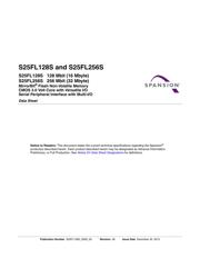 S25FL128SAGMFIR01 Datenblatt PDF