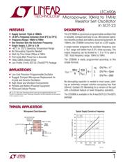 LTC6906IS6#TRMPBF datasheet.datasheet_page 1