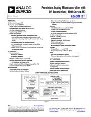 ADUCRF101BCPZ128 数据规格书 1