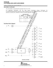 CDC2510BPWR 数据规格书 2