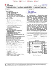 TLV320AIC3106IRGZR Datenblatt PDF