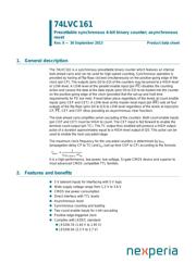 74LVC161PW,112 datasheet.datasheet_page 1