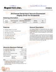 HV5812 datasheet.datasheet_page 1