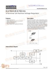 KA7805 datasheet.datasheet_page 1