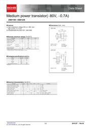 2SB1238TV2R 数据规格书 1
