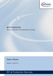 BFP740FESDH6327XTSA1 数据手册