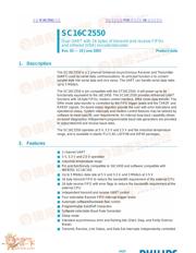 SC16C2550 数据规格书 1