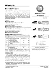 MC14017BDR2 Datenblatt PDF