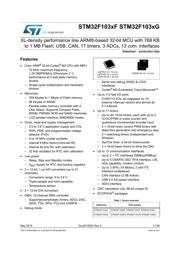 STM32F103VGT6 数据规格书 1