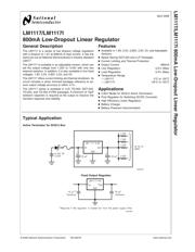LM1117T-3.3/NOPB 数据规格书 2