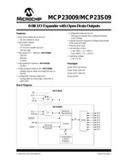 MCP23S08-E/SS 数据规格书 1