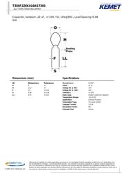 T356F226K016AS 7305 数据规格书 1
