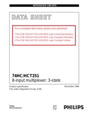 74HC251 datasheet.datasheet_page 1