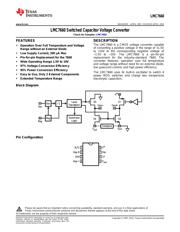 LMC7660IM/NOPB 数据规格书 1