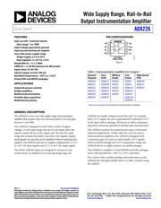 AD8222ACPZ-WP Datenblatt PDF