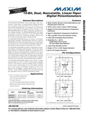 MAX5496ETE datasheet.datasheet_page 1