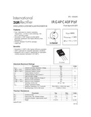 IRG4PC40FPBF datasheet.datasheet_page 1